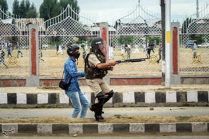 भारतीय पुलिस पैलेट गन विरोध - भारतीय कानूनी संदर्भ
